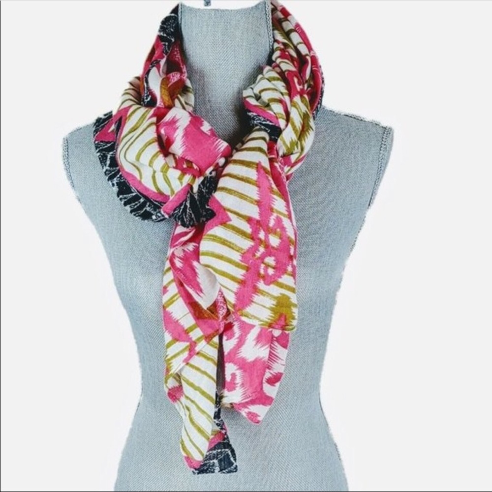 Stella & dot pink scarf new. Bikini sarong.